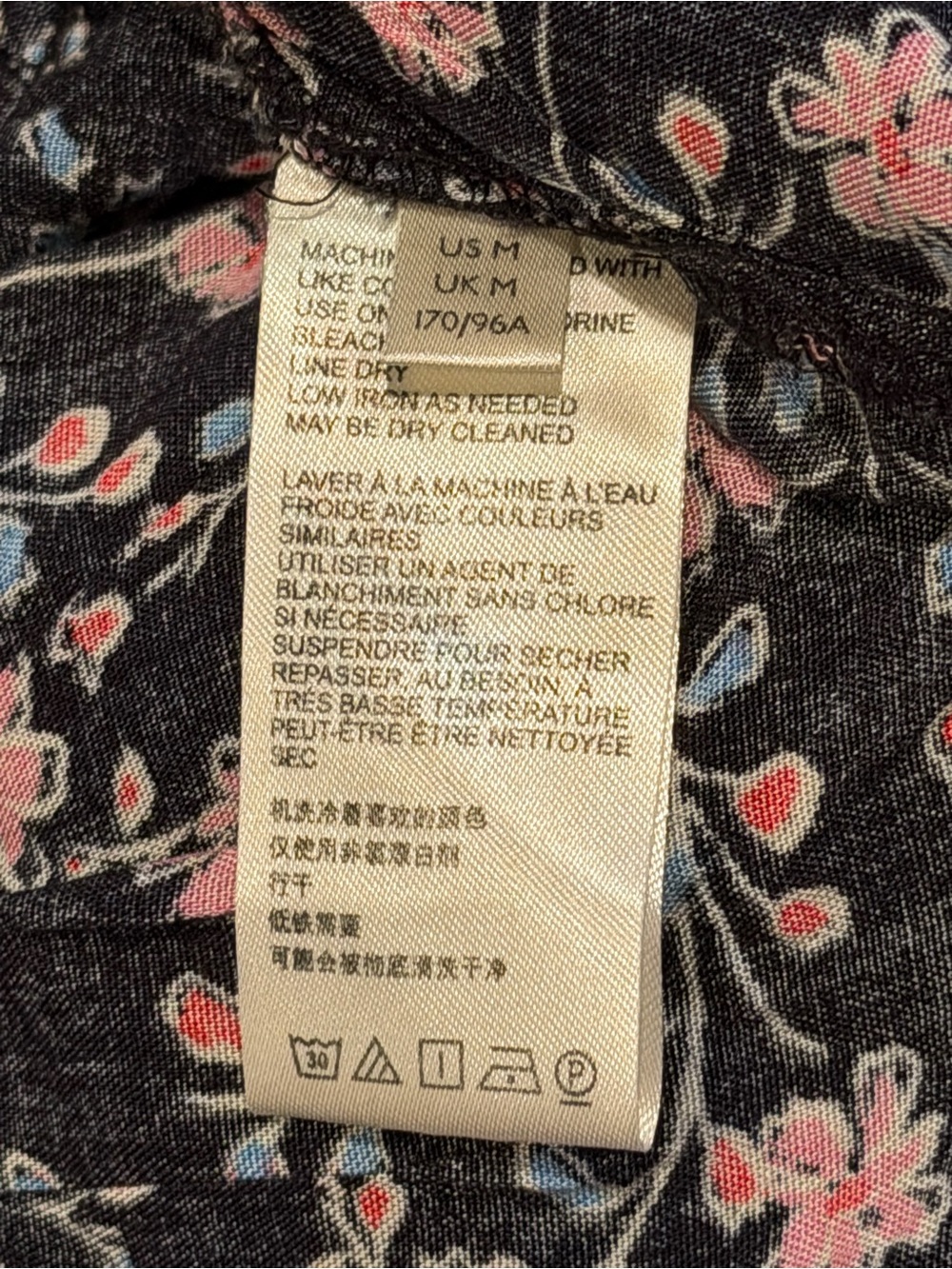 NWT Free People Floral Long Sleeve Tunic - Picture 6 of 7